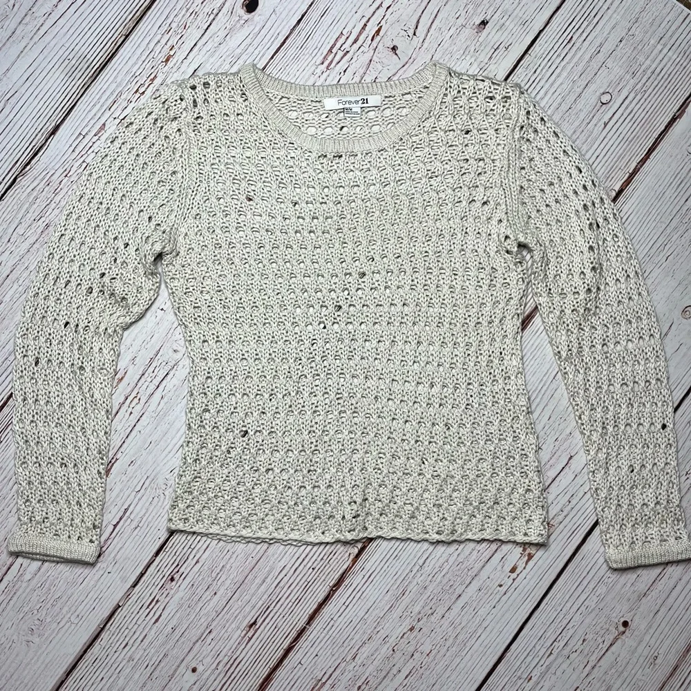Crochet Long Sleeve Top